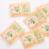 小蜗牛 韩国创意天然竹牙签100支装批发 盒装便携式两头简装牙签