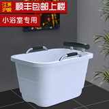 双层保温小浴缸加深款浴盆家用泡澡盆90cm1.2米 独立式亚克力浴缸