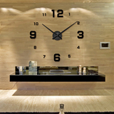 简约超大欧式挂钟客厅时尚艺术亚克力挂表 DIY静音电池创意挂件