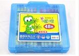 文英●韩国东亚油画棒 DONG-A嘟哩油画棒 48色塑料盒装油画棒
