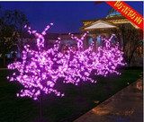 LED仿真桃花樱花树灯 景观庭院防水树灯发光灯 圣诞树装饰彩灯树