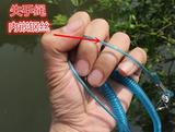 3米5米6米10米弹力弹簧式电话绳式失手绳护杆绳钓鱼绳护竿绳钢丝