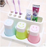 创意家居牙刷架牙膏盒韩国三口之家洗漱套装洗漱杯刷牙杯牙缸包邮