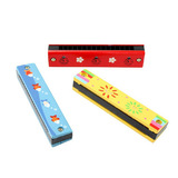 儿童口琴木质初学口琴乐器卡通宝宝玩具口琴礼物 儿童益智玩具