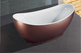 椭圆形无缝一体式浴缸 亚克力独立式浴缸 泡澡浴盆浴池1.7 1.8米