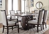 新中式餐桌椅组合6人现代简约长方饭桌酒楼饭店会所餐厅家具定制