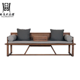 曲美家具新中式沙发 样板房沙发 中式实木家具 简约沙发现代沙发