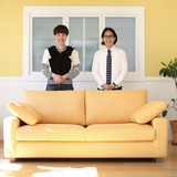 北欧小户型布艺沙发日式新款客厅办公家具两三人组合休闲沙发椅