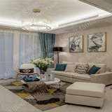 现代时尚宜家欧式地毯客厅卧室茶几沙发卧室书房地毯满铺加厚定制