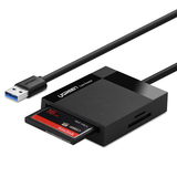绿联读卡器高速USB3.0多合一多功能SD tf CF多盘符手机相机内存卡