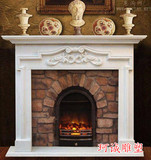 大理石壁炉架天然石雕石材壁炉现代美式壁炉装饰柜欧式壁炉电视柜