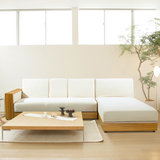 多功能皮艺沙发简约现代客厅组合沙发带贵妃可折叠实木储物沙发床