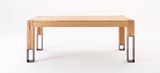北欧宜家原木餐桌电脑桌长方形实木餐桌创意书桌个性办公桌 桌子