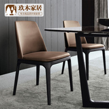 厂家直销北欧风格全实木餐椅会议室咖啡厅桌椅组合宜家简约现代椅