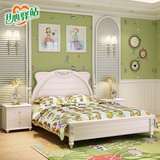 儿童床双人床1.8米实木床1.5米 欧式床公主床1.2米田园床卧室家具