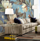 欧式复古油画花卉客厅电视沙发卧室背景墙无缝无纺布墙纸壁画壁纸