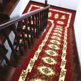 简约室内实木楼梯踏步垫防滑垫子欧式免胶可自粘阶梯地毯可以水洗