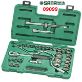 sata世达五金汽修汽保工具箱套装32件套12.5MM系列套筒组套09099