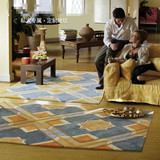 现代客厅简约欧美风格地毯样板间床边卧室床边毯宜家满铺长方形