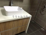 成都定制 现代日式中式简约宜家北欧台上盆台下盆实木洗面浴室柜