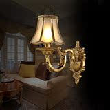 全铜灯欧式壁灯美式床头灯仿古卧室灯简约客厅走廊过道室内壁灯