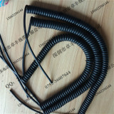 大量现货出售PU弹簧线 弹簧电线 螺旋线缆 11芯伸缩电缆线信号线