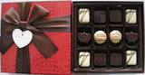 高档礼盒装定制可刻字diy创意进口手工黑巧克力生日情人节礼物