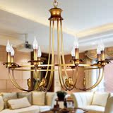 田园客厅餐厅卧室小鸟北欧艺术创意时尚灯饰美式铁艺复古铜灯具
