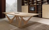 创意北欧餐桌宜家纯实木餐桌椅组合实木办公电脑桌会议洽谈新书桌