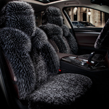 冬季新款汽车坐垫短毛绒大众朗逸速腾CC帕萨特专用全包羊毛座套女