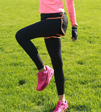 春夏健身裤女健身跑步速干弹力紧身瑜伽运动短裤五分多色假两件