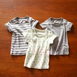 外贸原单夏男童短袖T恤小童男孩婴童全棉上衣幼儿宝宝西松屋1-8岁
