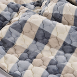 冬季加厚法兰绒铺床毛毯子床单单件珊瑚绒加绒双人双层法拉绒毯子