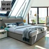 布艺床可拆洗简约现代布床1.2米1.5米双人床小户型北欧床软床特价