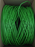 日线NISSEN 国标超五类非屏蔽单股无氧铜 浅绿色网线15个颜色可选