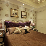 新古典公主床欧式床1.8米双人床 实木床 奢华婚床 卧室床 布艺床
