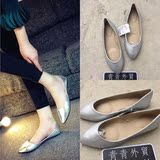 芭蕾平底鞋 韩国单 外贸大码女单鞋 2016春夏新款显白懒人女鞋