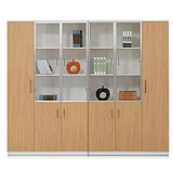 森跃办公家具木质玻璃门资料架文件柜  简约现代办公书柜  可定制
