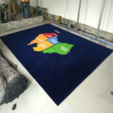 地图艺术地毯个性定制地毯欧美家居创意手工客厅卧室腈纶地毯水洗