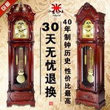 落地钟客厅中式创意钟表复古典红木摆钟机械机芯座钟欧式实木立钟
