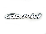 汽车个性车标cabriolet车贴敞篷车改装车标电镀连体3D立体字母贴