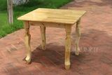 全实木可折叠桌子户外柏木小方桌儿童饭桌携简易餐桌