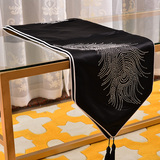 西餐桌布台布桌旗欧式简约现代样板间布艺创意软装饰中式茶几桌垫