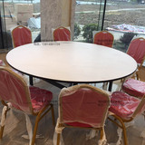 1.4米1.5米1.6米1.8米2.0酒店折叠圆桌饭店圆桌宴会圆桌酒店桌椅
