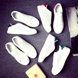 白鞋女系带学生低帮平底网面镂空板鞋2016新款运动休闲韩版夏季小