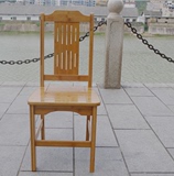 小椅子实木楠竹靠背椅儿童折叠小板凳子大小号靠背椅成人木椅家用