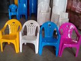 塑料扶手椅/户外休闲大排档成人沙滩桌椅/靠背塑料椅子 可印字