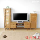 纯实木电视柜进口白橡木电视机柜组合柜客厅家具日式现代新品特价