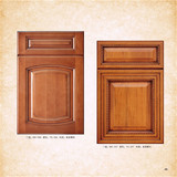 欧式橱柜订做实木橱柜门板定做整体衣柜门定制进口美国红橡木原木