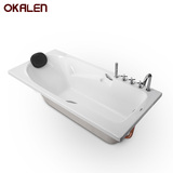浴缸亚克力 嵌入式浴缸家用成人普通小户型浴缸浴盆1.2 1.3 1.5米